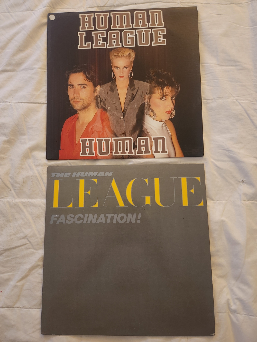 Human Leage Vinyl Records - Human & Fascination! VG++